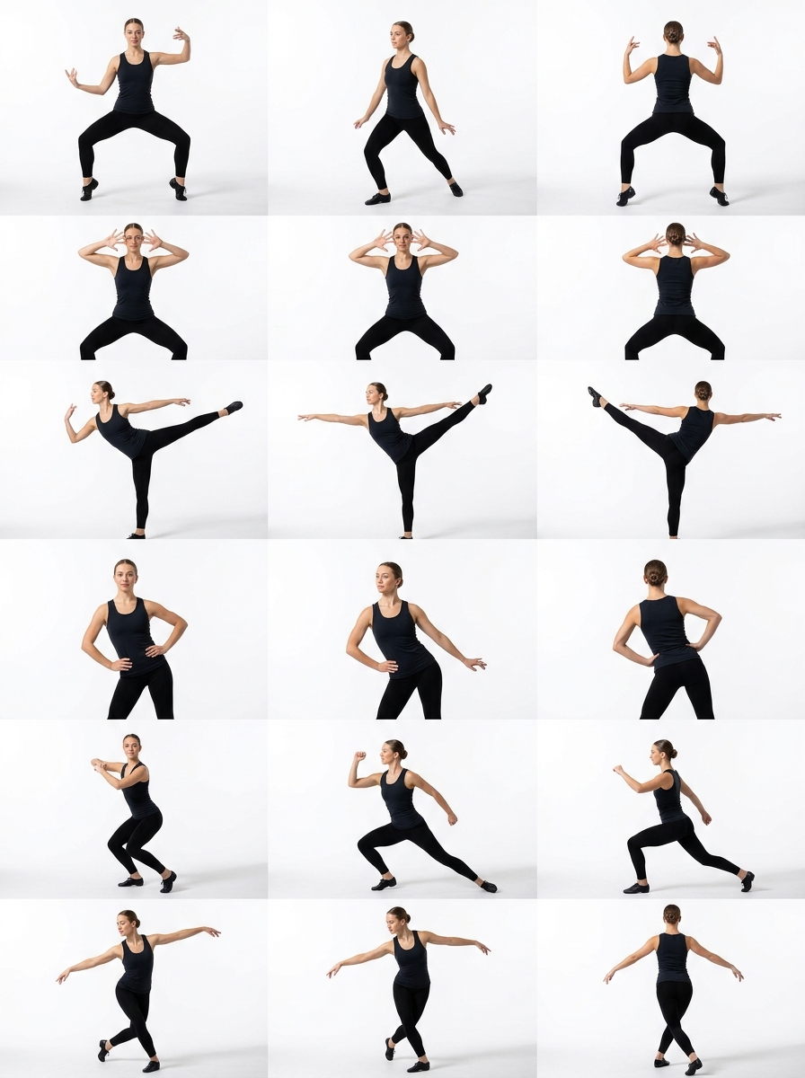 Jazz hands & kicks